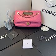 Chanel Flip-Top Chain Bag Pink AS1466 Size 26 x 17 x 6 cm - 1