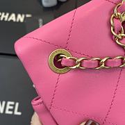 Chanel Flip-Top Chain Bag Pink AS1466 Size 26 x 17 x 6 cm - 4