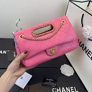 Chanel Flip-Top Chain Bag Pink AS1466 Size 26 x 17 x 6 cm - 2