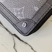 LV Black Flower Trunk Zipper Wallet M80558 Size 19.5 x 10 x 2 cm - 2