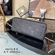 LV Black Clémence Wallet M60171 Size 20 x 9 x 2 cm - 1