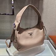 Prada Underarm Bag Cream 1BC132 Size 26 x 21 x 9.5 cm - 5