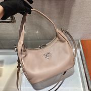 Prada Underarm Bag Cream 1BC132 Size 26 x 21 x 9.5 cm - 3