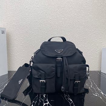 Prada Backpack Black 1BZ811 Size 30 x 32 x 15 cm
