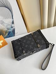 LV Wallet Trunk Black Flower Clutch M20249 Size 25 × 14 × 6 cm - 5