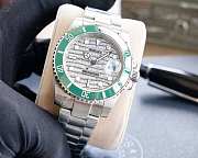 Rolex 40mm Silver - Green - 1