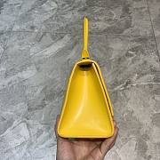 Balenciaga Hourglass Bag Yellow Size 23 x 10 x 14 cm - 6