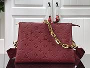 LV Coussin PM Red M57793 Size 20 x 26 x 12 cm - 1