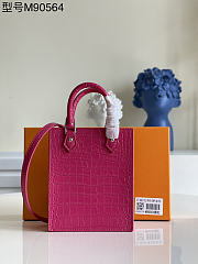 Louis Vuitton Petit Sac Plat Bag In Pink M90564 Size 14 x 17 x 5 cm - 1