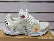 Nike King OFF-WHITE x Nike Air Presto 2.0 pure white original version - 1