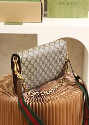 Gucci Horsebit 1955 Small Bag In GG Supreme 677286 Size 26 x 16 x 4 cm - 6