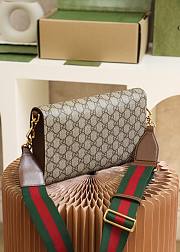 Gucci Horsebit 1955 Small Bag In GG Supreme 677286 Size 26 x 16 x 4 cm - 3