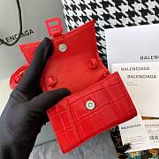 Balencia Hourglass Bag Red Size 12 x 4 x 7.5 cm - 3