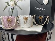 Chanel Mini Drawstring Bag White Size 12 x 12 x 12 cm - 4