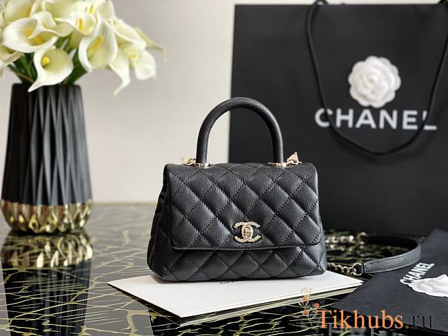 Chanel Coco Mini Black 99003 Size 19 × 13 × 9 cm - 1