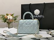 Chanel Coco Mini Mint 99003 Size 13 × 19 × 9 cm - 6