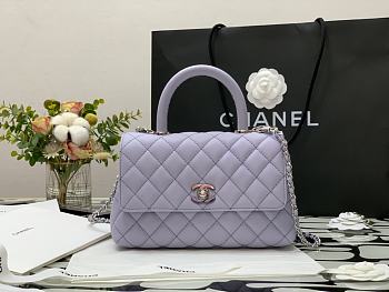 Chanel Coco Mini Purple Size 23 cm