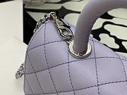 Chanel Coco Mini Purple Size 23 cm - 4