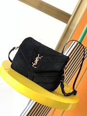 YSL Loulou Black 630951 Size 20 x 14 x 7 cm - 1