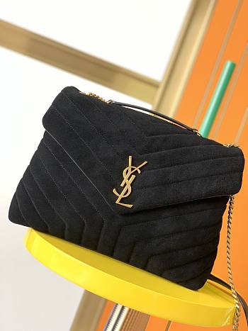 YSL Loulou Black 459749 Size 31 x 22 x 10 cm