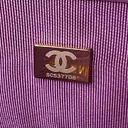 Chanel Flap Bag Purple Size 22 × 5 × 15.5 cm - 3