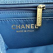 Chanel Denim Flap Bag Size 17 cm - 2