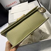 Chanel Leboy Grain Calfskin Green 67086 Size 25 cm - 6