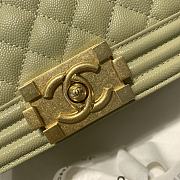 Chanel Leboy Grain Calfskin Green 01 67086 Size 25 cm - 2