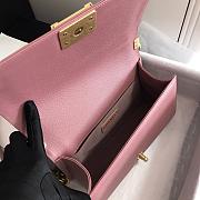 Chanel Leboy Grain Calfskin Pink 67086 Size 25 cm - 4