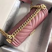 Chanel Leboy Grain Calfskin Pink 67086 Size 25 cm - 2