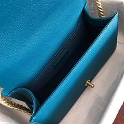 Chanel Leboy Grain Calfskin Blue 67086 Size 25 cm - 4