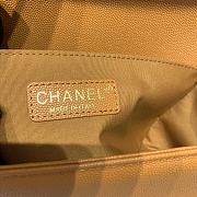 Chanel Leboy Grain Calfskin Caramel 67086 Size 25 cm - 3