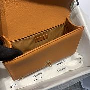 Chanel Leboy Grain Calfskin Caramel 67086 Size 25 cm - 2