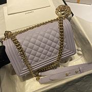 Chanel Leboy Grain Calfskin Light Purple 67086 Size 25 cm - 2