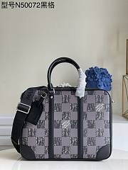 LV Sirius Briefcase Other Leathers in Black N50072 Size 35 x 27 x 7 cm - 1