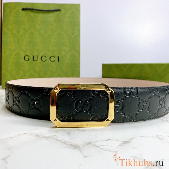 Gucci Belt 403941 Gold Size 3.8 cm - 1