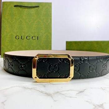 Gucci Belt 403941 Gold Size 3.8 cm