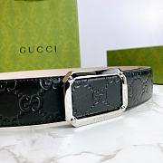 Gucci Belt 403941 Silver Size 3.8 cm - 3