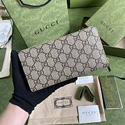 Gucci Gg Marmont Zip Around Wallet Pink 456117 Size 19 x 10 x 3.5 cm - 2