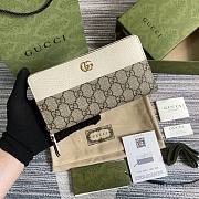 Gucci Gg Marmont Zip Around Wallet 456117 Size 19 x 10 x 3.5 cm - 1