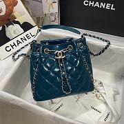 Chanel Bag Blue 1803 Size 20.5 x 19 x 10.5 cm - 4