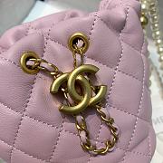Chanel Beaded Mini Pearl Drawstring Bag Powder AS2529 Size 12 x 12 x 12 cm - 2