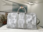 Lv Keepall Bandoulière 50 Travel Bag Gray N50069 Size 50 x 29 x 23 cm - 6