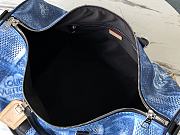 LV Keepall Bandoulière 50 Travel Bag Blue N50069 Size 50 x 29 x 23 cm - 2
