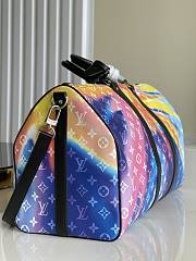 LV Keepall 50 Bandoulière Soft Travel Bag M45758 Size 50 x 29 x 23 cm - 2