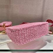 Prada Underarm Bag Pink 1BH204 Size 23 x 16 x 7 cm - 4