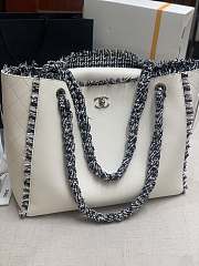 Chanel Shopping Bag White Size 38 x 31 x 10 cm - 3