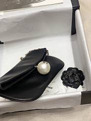 Chanel Underarm Pearl Bag Black - 2