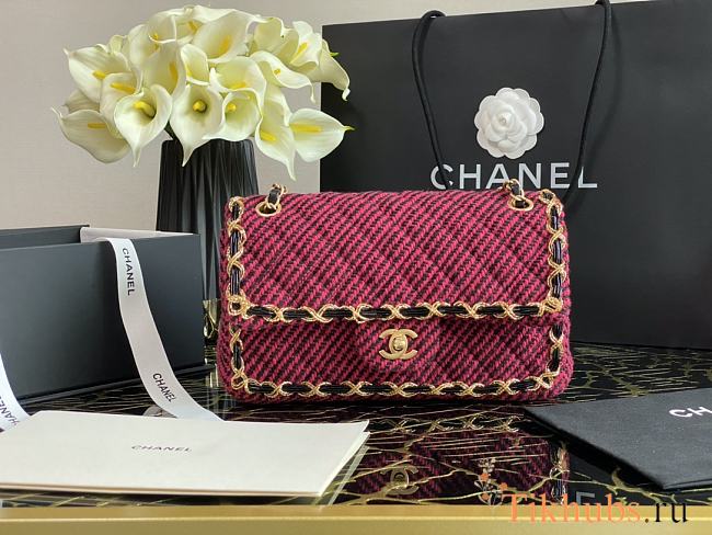 Chanel Flap Bag Red  - 1
