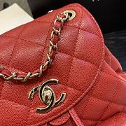 Chanel Backpack Red AS1371 Size 21.5 x 24 x 12 cm - 2